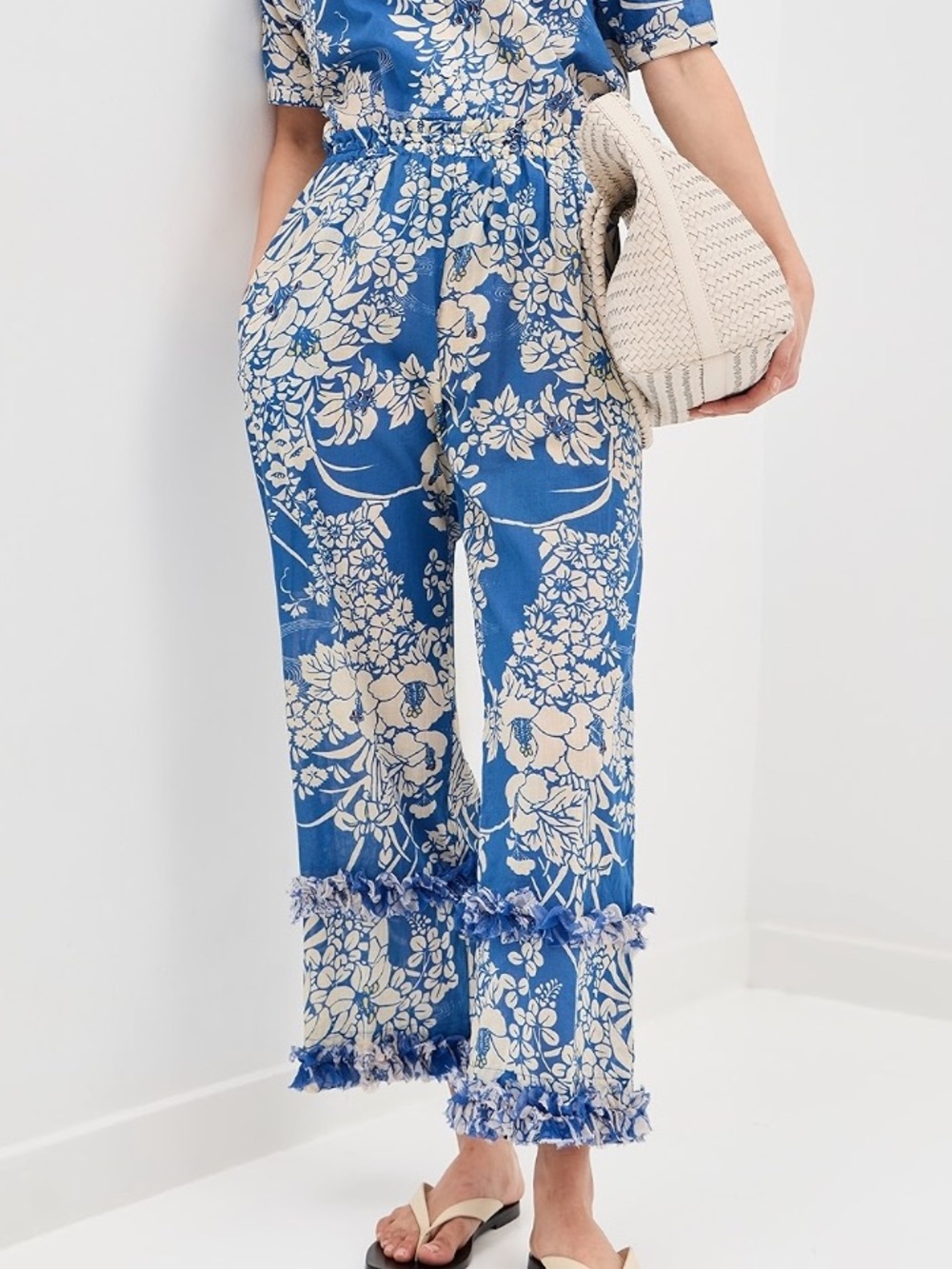Alix of Bohemia Otto Royal Spoke Pants Blue Size Small